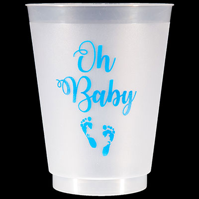 Oh Baby Shatterproof Cups - Blue