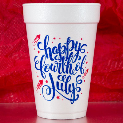 Happy Fourth of July Cups
