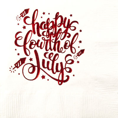 Happy Fourth of July Napkins