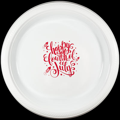 Happy Fourth of July Plates