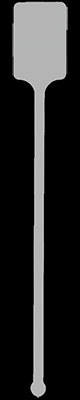 Clear Rectangle 7.5" Plastic Stir Sticks