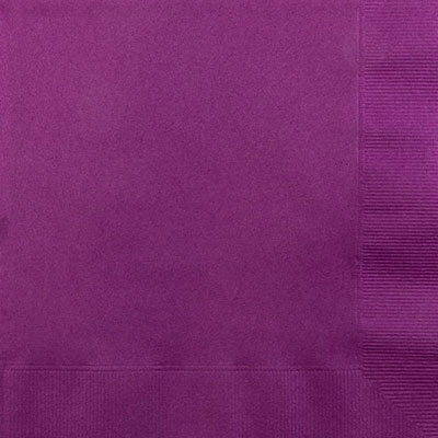 Plum 3-Ply Luncheon Napkins