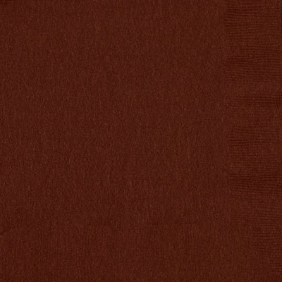 Chocolate Brown 3-Ply Dinner Napkins