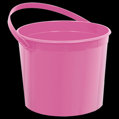 Bright Pink Favor Bucket