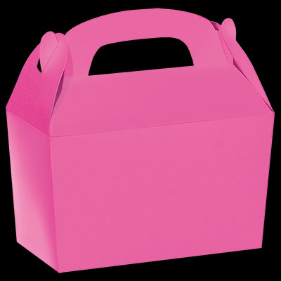 Bright Pink Gable Boxes - 24ct