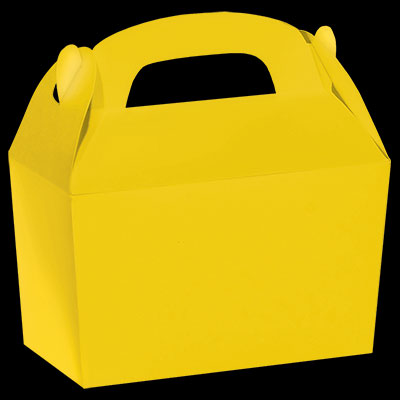 Yelllow Gable Boxes - 24ct