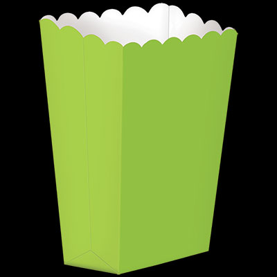 Kiwi Mini Popcorn Boxes - 5ct