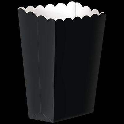 Black Mini Popcorn Boxes - 5ct