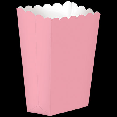 Pink Mini Popcorn Boxes - 5ct