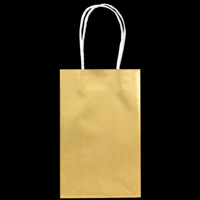 Gold Medium Kraft Bags - 10ct