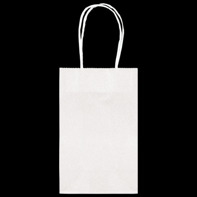 White Medium Kraft Bags - 10ct