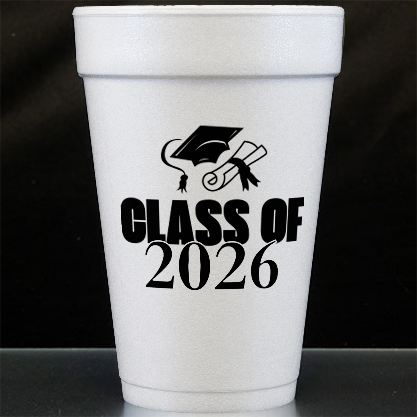 Class of 2026 Cap & Diploma Graduation Cups