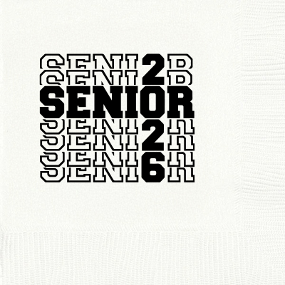 Senior 2025 Graduation Napkins